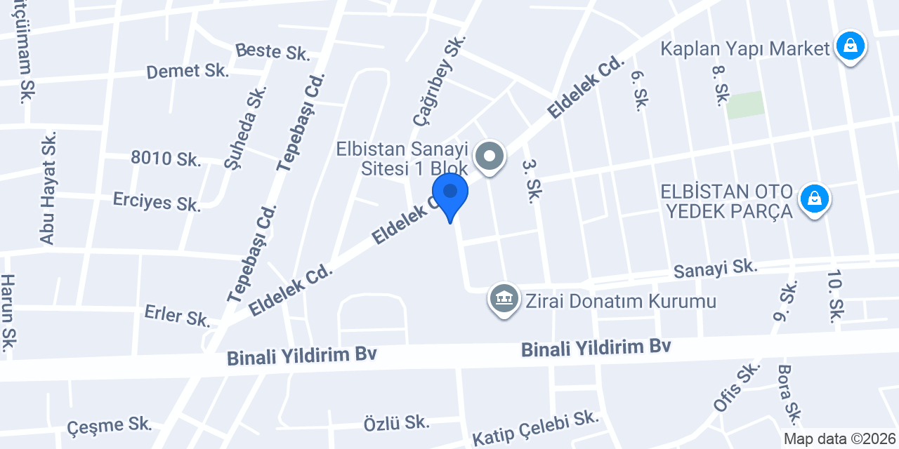 Elbistan Ilhan Pen konumu