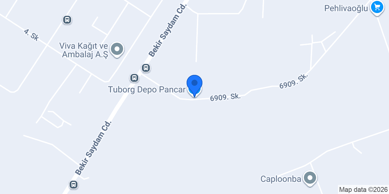 Tuborg Depo Pancar konumu