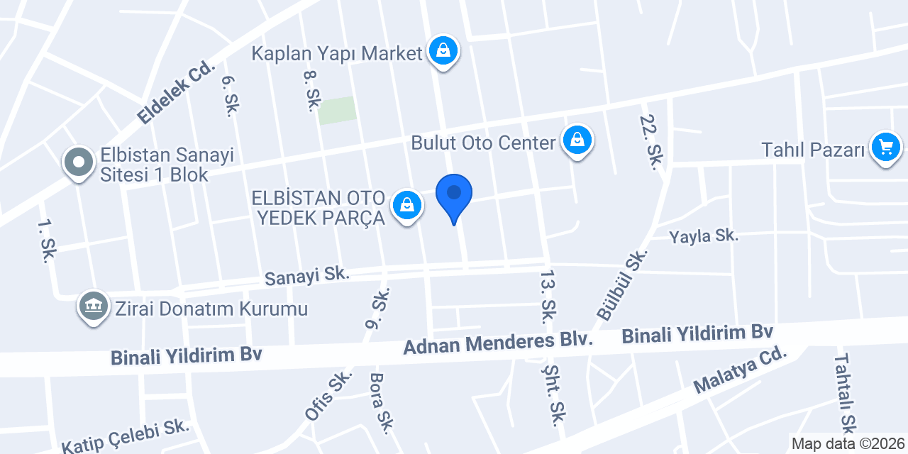 EBRAR OTO KİLİT konumu