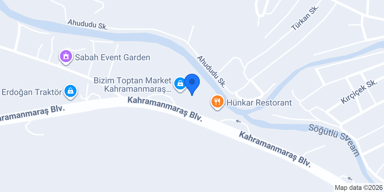 Mim Gıda Elbistan Şubesi konumu