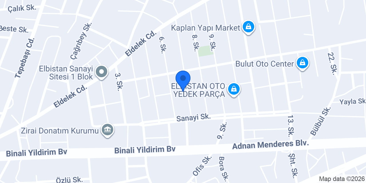 İdris Oto Özel Servis konumu
