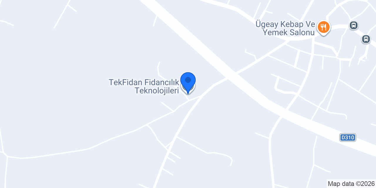 TekFidan Fidancılık Teknolojileri konumu