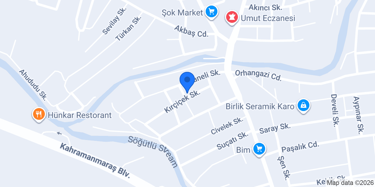 Merchant App konumu