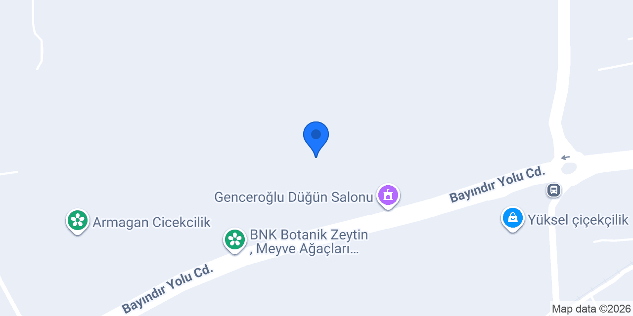 Osmanbey Fidanlığı konumu