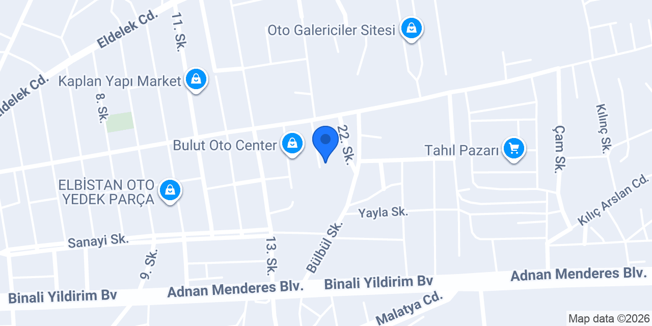 Çağlayan Oto Döşeme & Branda konumu