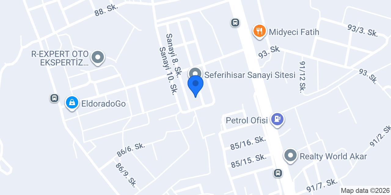 Seferihisar Karavan Servisi konumu