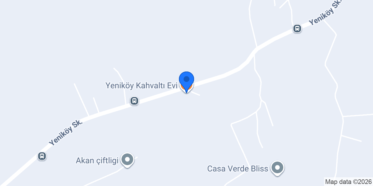 Yeniköy Kahvaltı Evi konumu