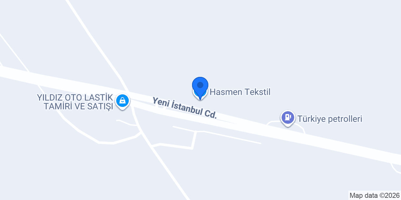 Hasmen Tekstil konumu