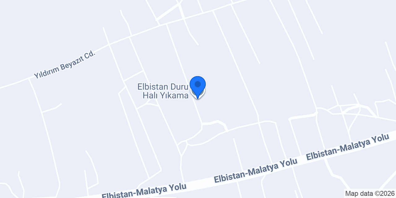 Elbistan Duru Halı Yıkama konumu