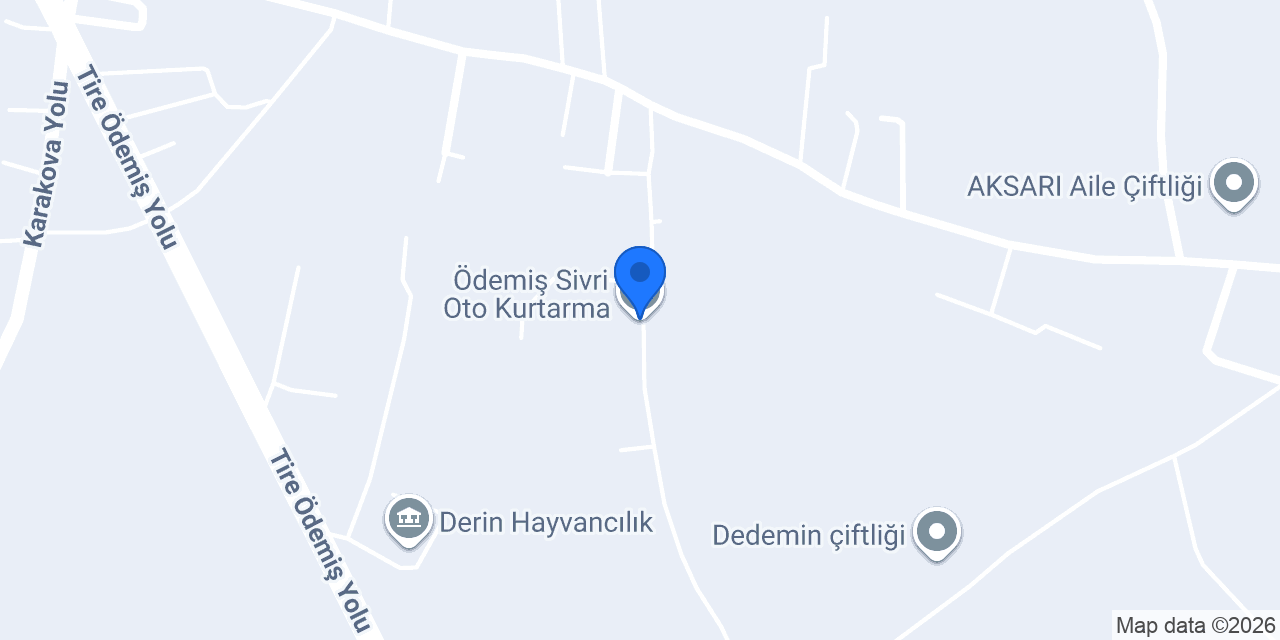 Ödemiş Sivri Oto Kurtarma konumu