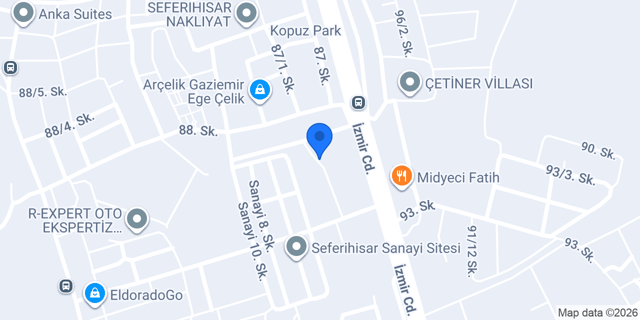 Expo Yapı Market Depo konumu