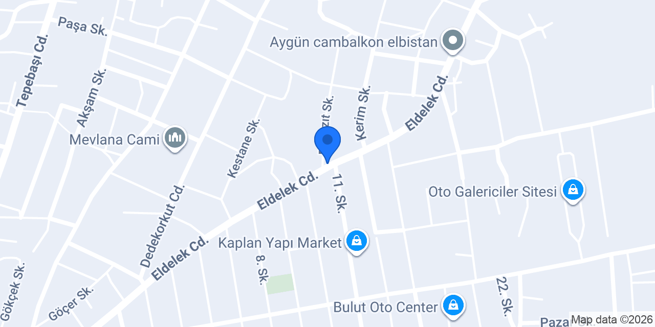İspir Mobilya konumu