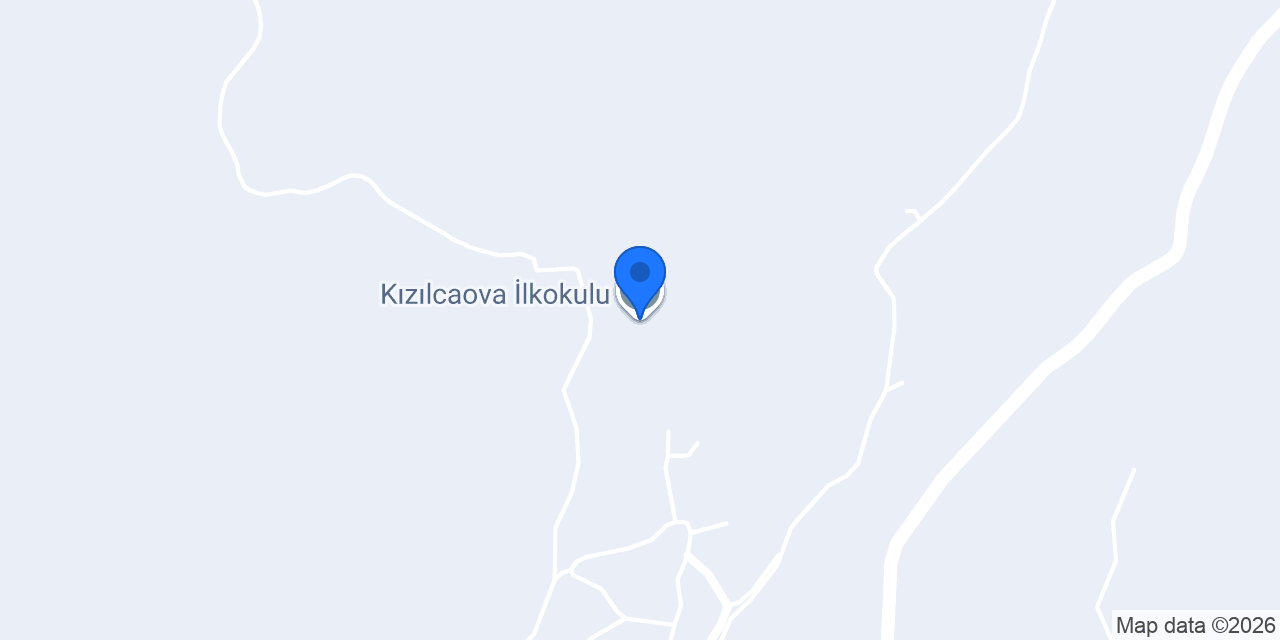 Kızılcaova İlkokulu konumu