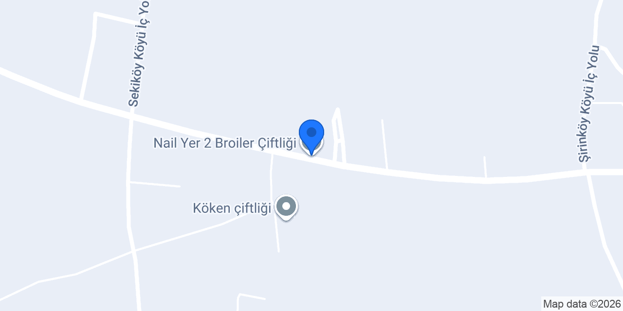Nail Yer 2 Broiler Çiftliği konumu