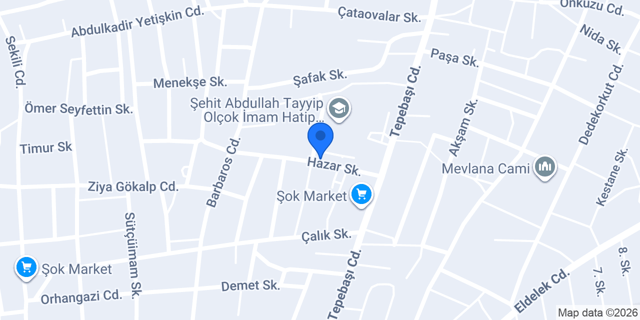 Güneşli Anaokulu konumu