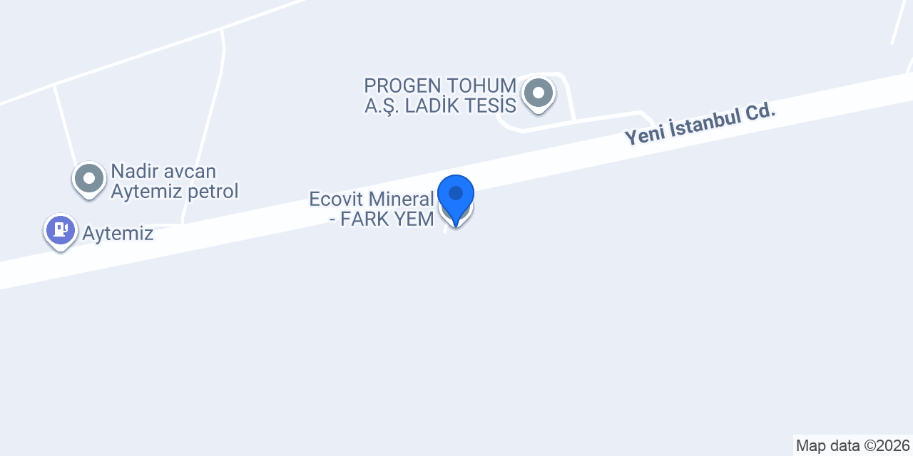 Ecovit Mineral - FARK YEM konumu