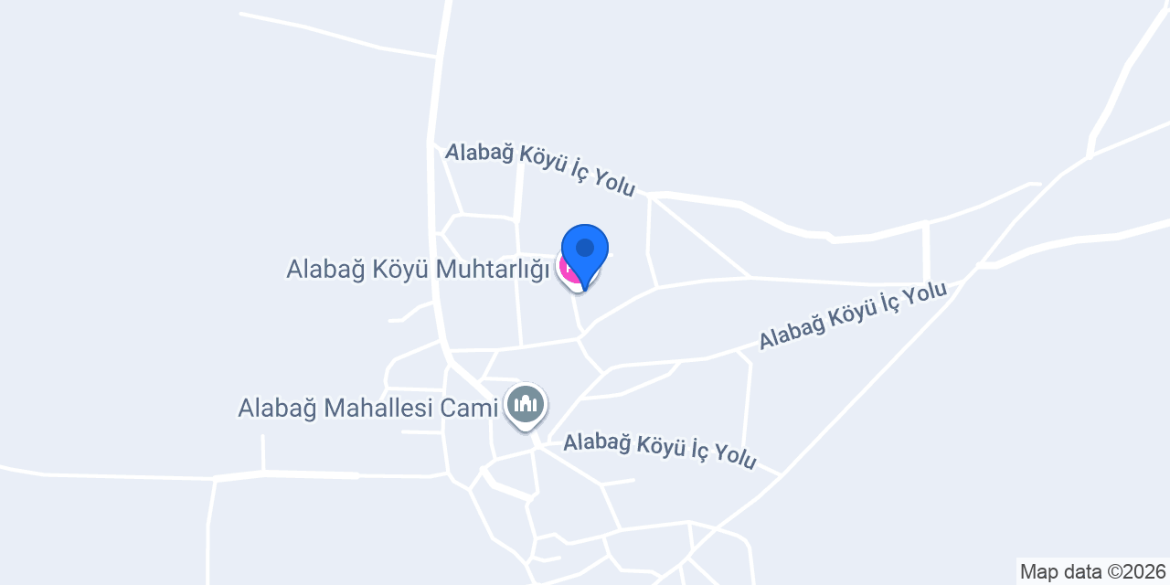 Alabağ Köyü Muhtarlığı konumu