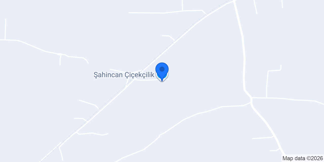 Şahincan Çiçekçilik konumu