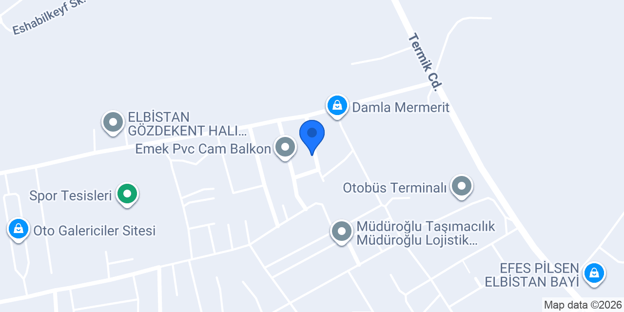 Mercan mobilya konumu