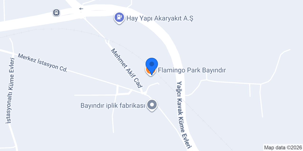Flamingo Park Bayındır konumu
