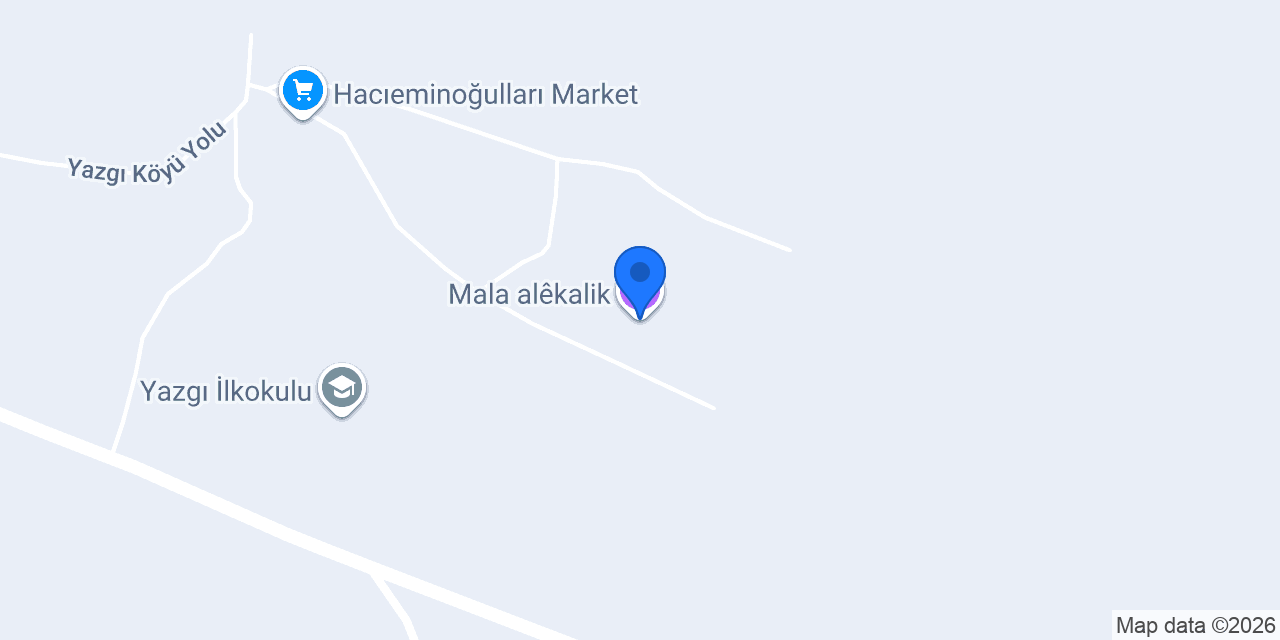 Mala alêkalik konumu