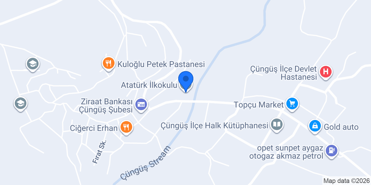 Atatürk İlkokulu konumu