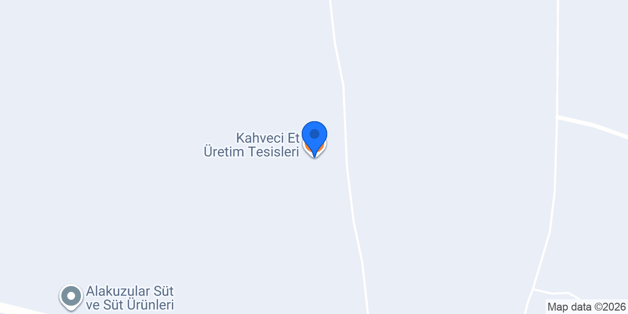 Kahveci Et Üretim Tesisleri konumu