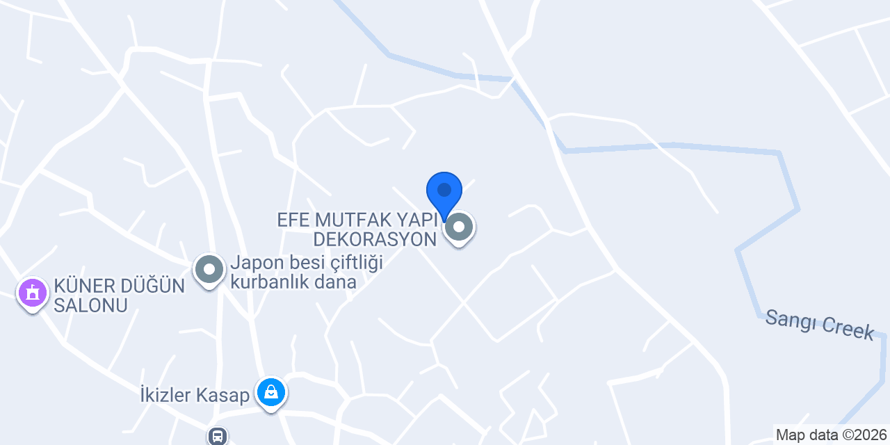 Efe mutfak yapı dekorasyon konumu