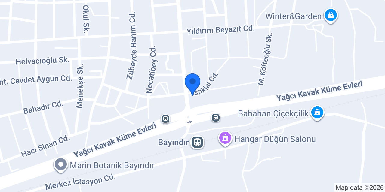 İZSU Bayındır Şubesi konumu