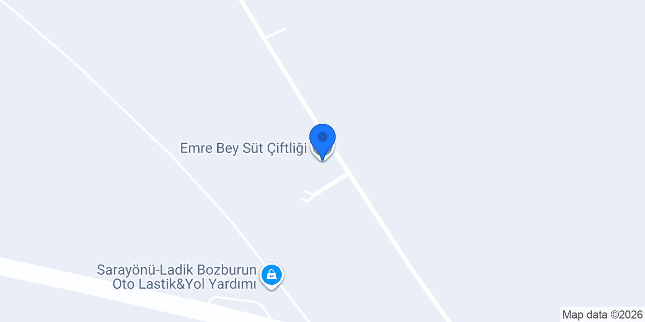 Emre Bey Süt Çiftliği konumu