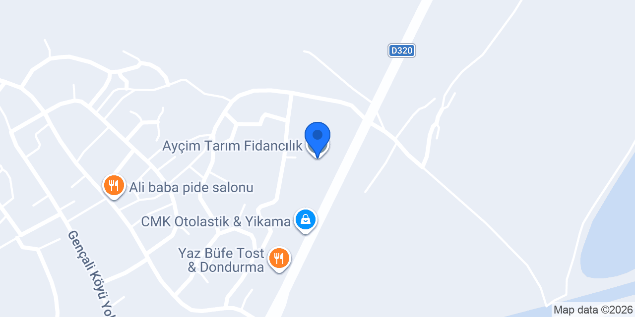 Ayçim Tarım Fidancılık konumu