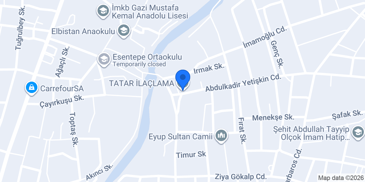 TATAR İLAÇLAMA konumu
