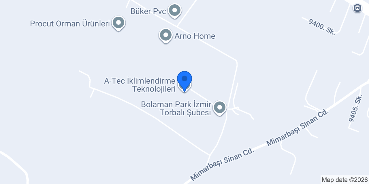 A-Tec İklimlendirme Teknolojileri konumu