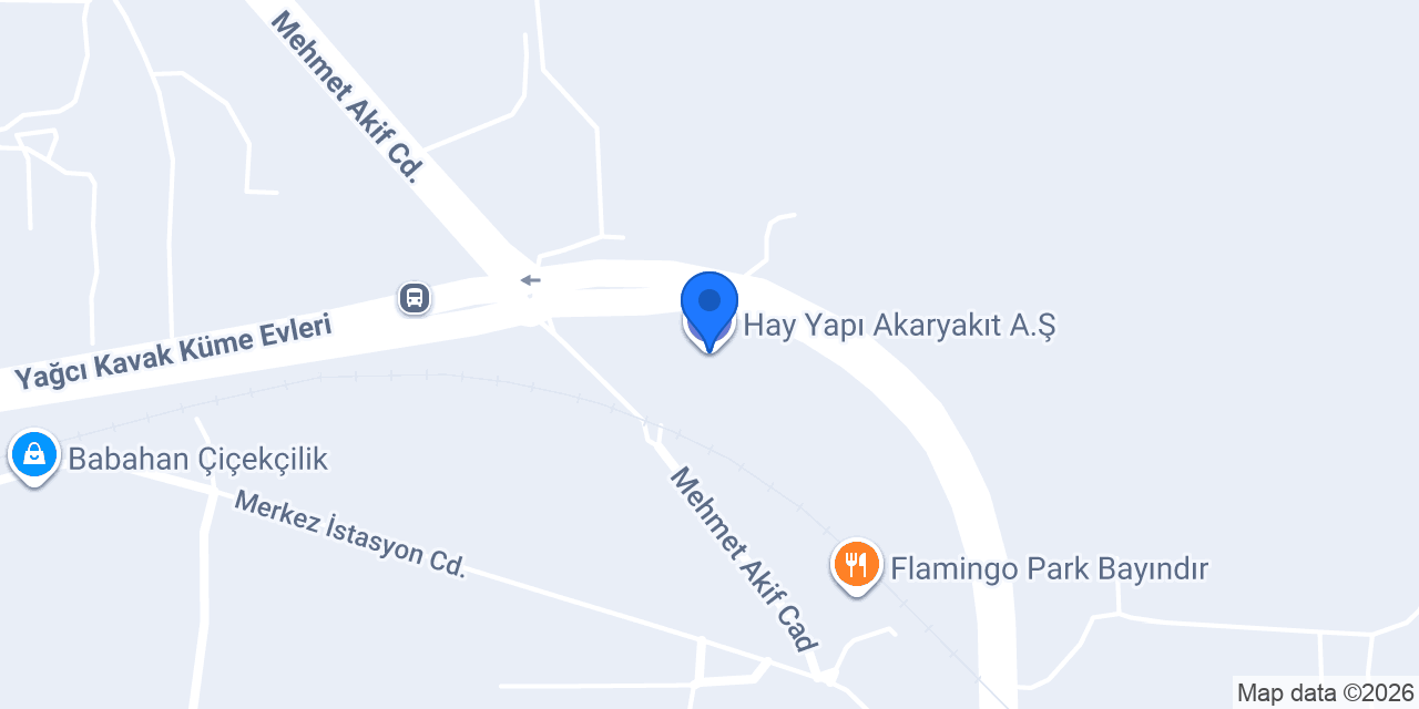 Hay Yapı Akaryakıt A.Ş konumu