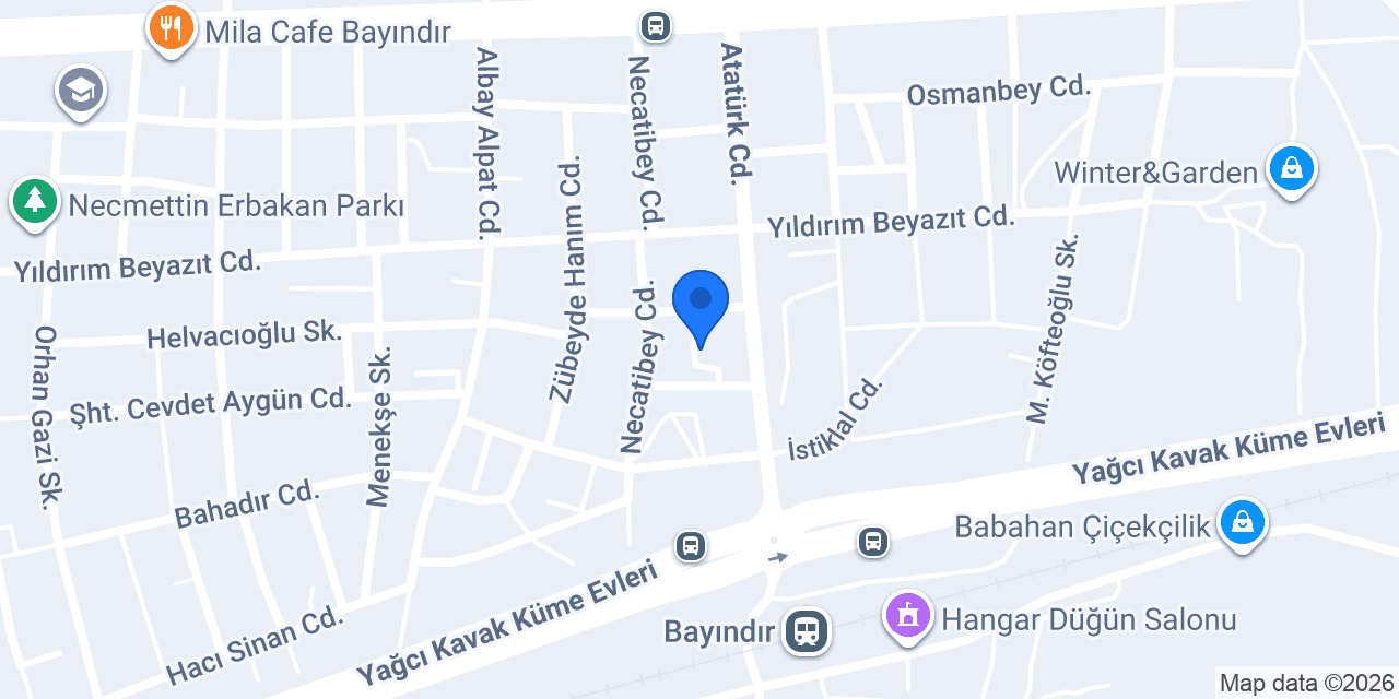 BAYINDIR İLÇE SAĞLIK MÜDÜRLÜĞÜ konumu