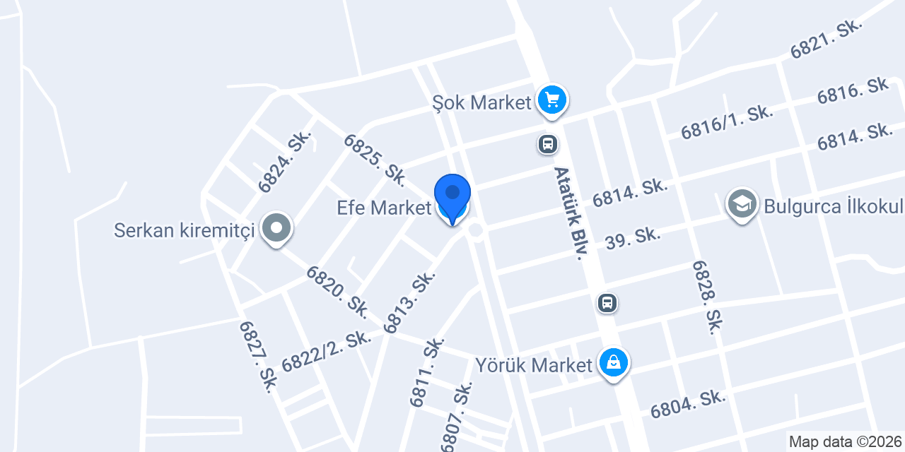 Efe Market konumu