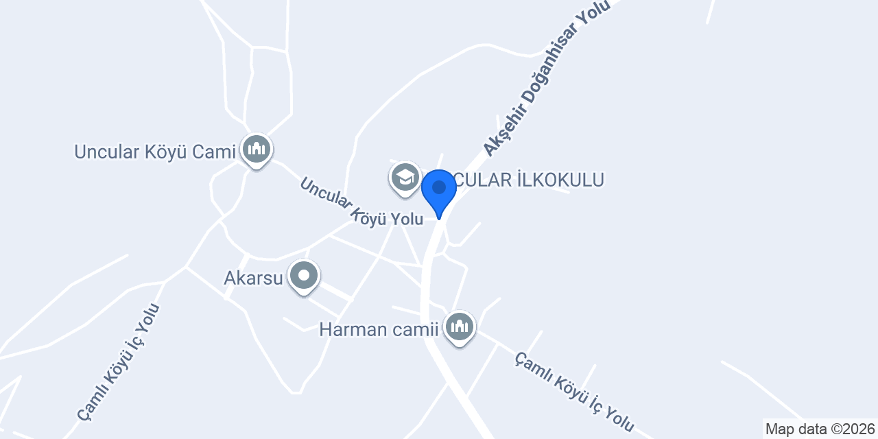 Uncular Köyü Muhtarlığı konumu