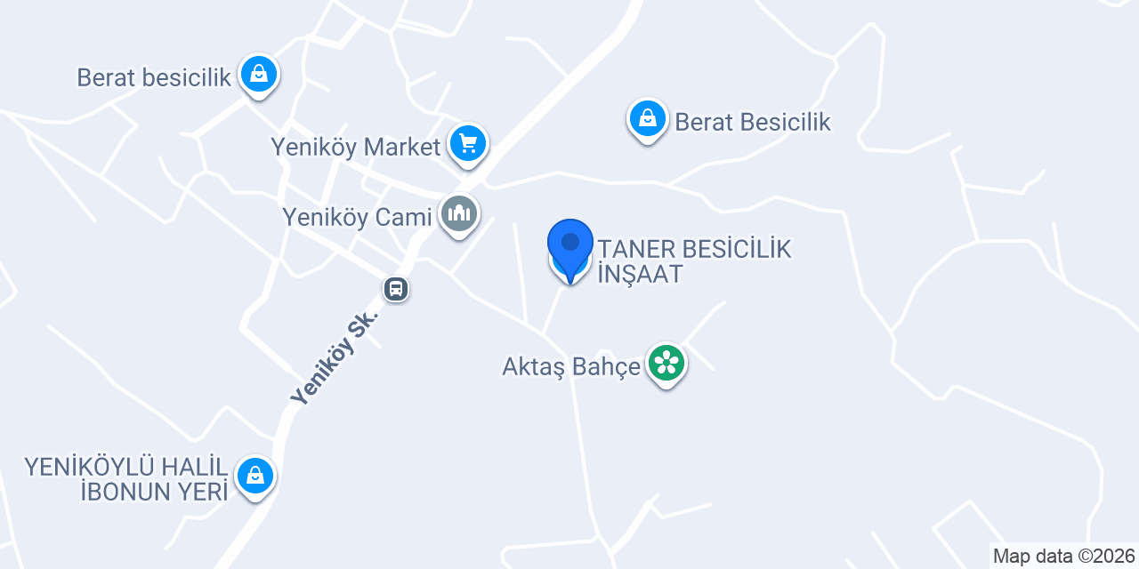 TANER BESİCİLİK İNŞAAT konumu