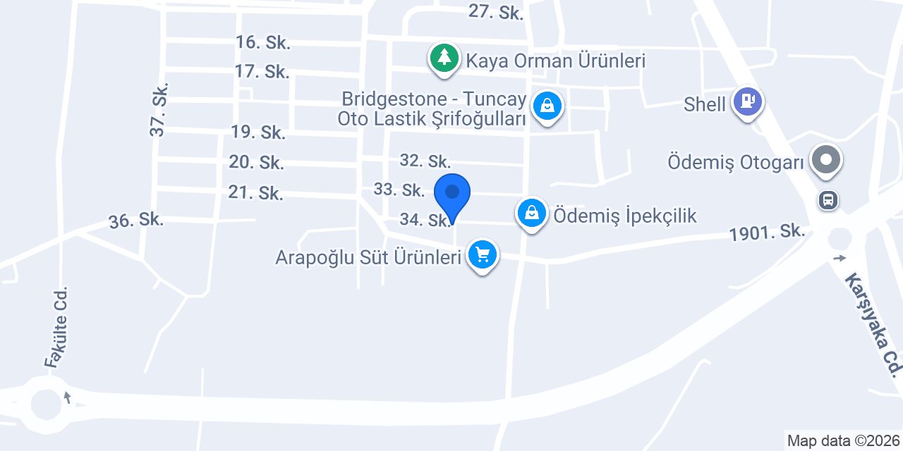 Özcan Mobilya konumu