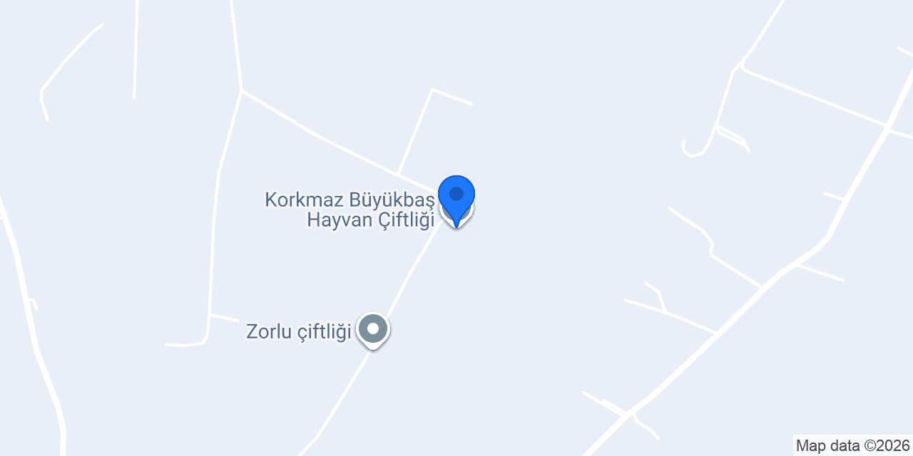 Korkmaz Büyükbaş Hayvan Çiftliği konumu