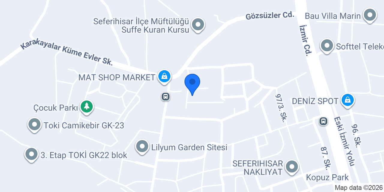 Normpol Taş Konaklar Seferihisar konumu