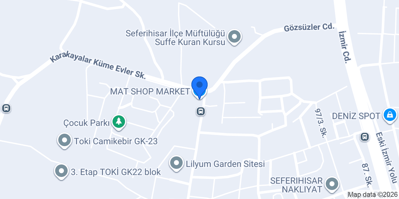 MAT SHOP MARKET konumu