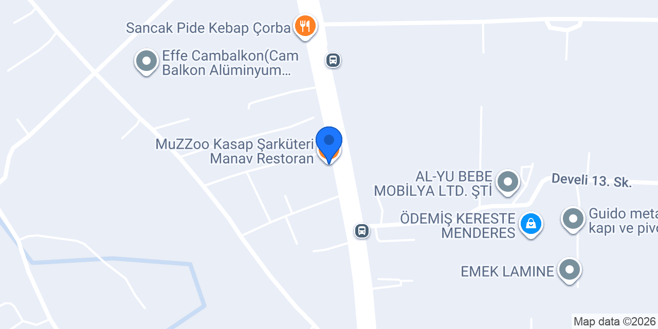 MuZZoo Kasap Şarküteri Manav Restoran konumu