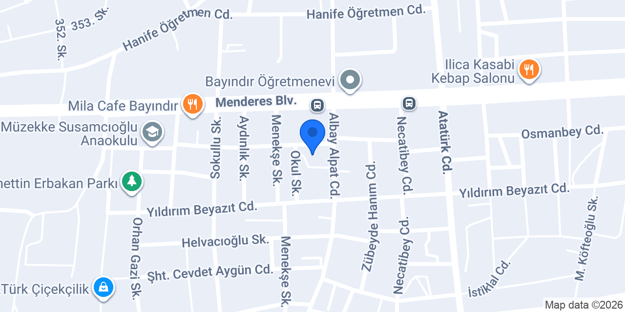 Merkez İsmet İnönü Ortaokulu konumu