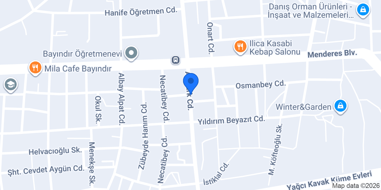 Bayındır Diş Hekimi Ramazan Buğra Kuş konumu