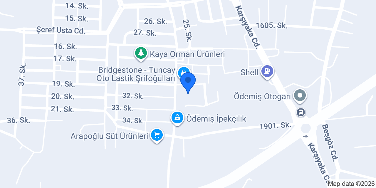 Burak Atik Makine Ödemiş konumu