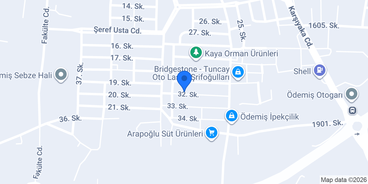 Akdoğan rentecars Ödemiş konumu