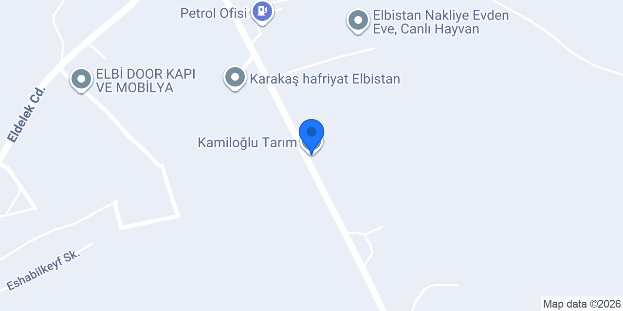 Kamiloğlu Tarım konumu