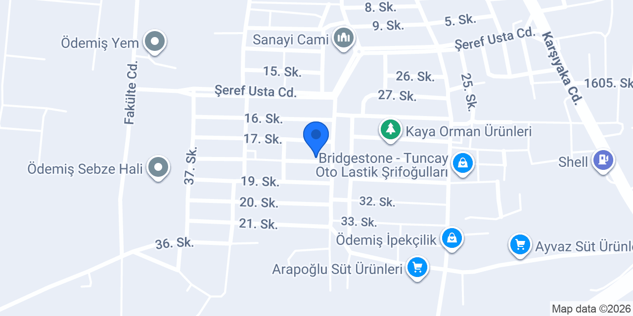 Çepni Otomotiv konumu