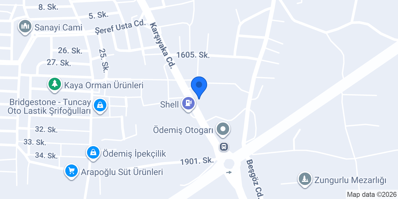 Özilhan Traktör ve Tarım Aletleri konumu